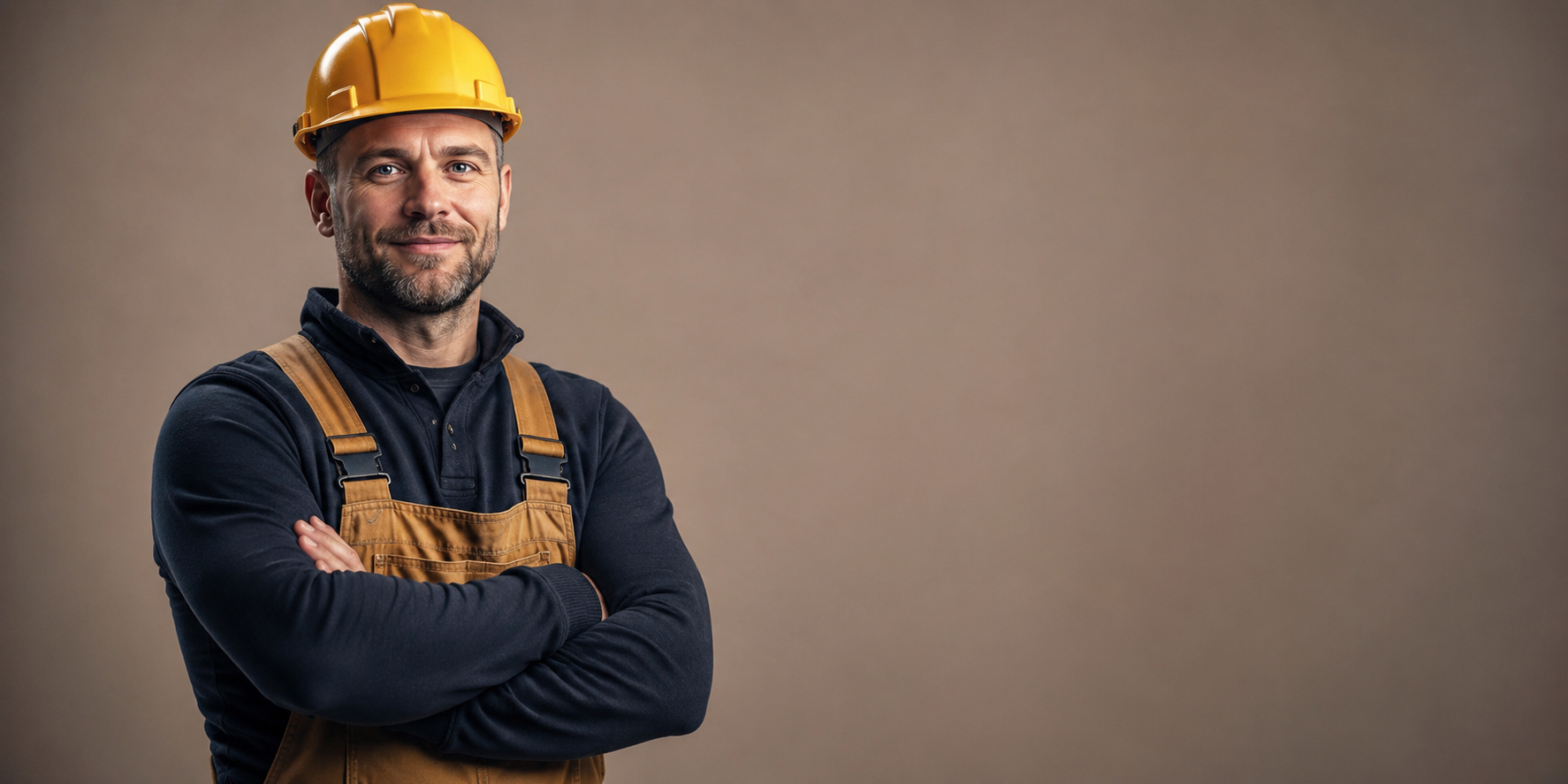 Tradesperson using Curio Time in the field
